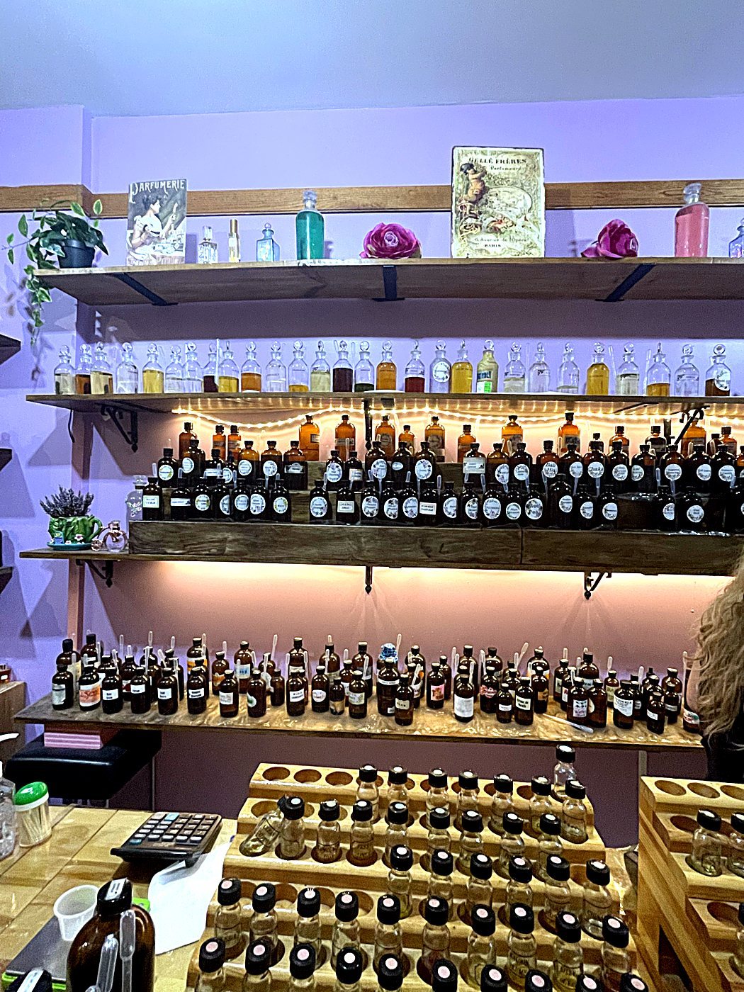 Fragrance Shop New York — the shelf wall
